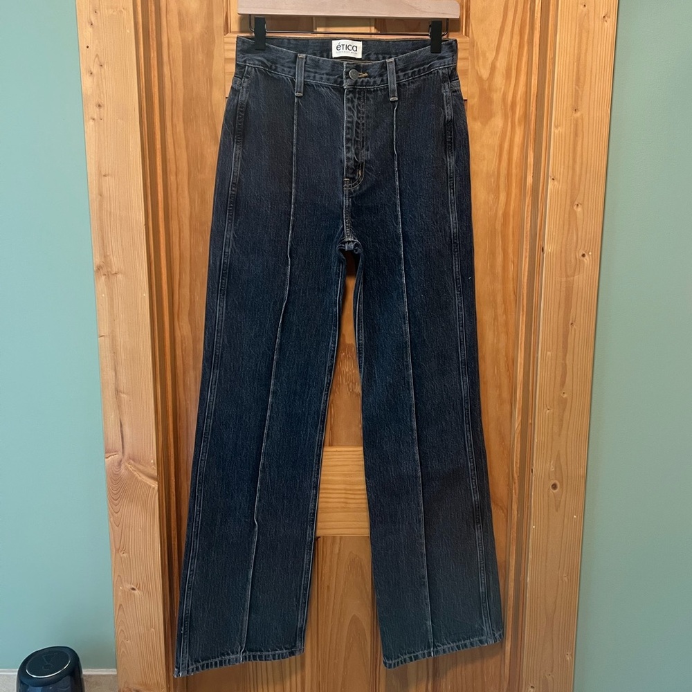 Etica Dark Blue Straight Jeans